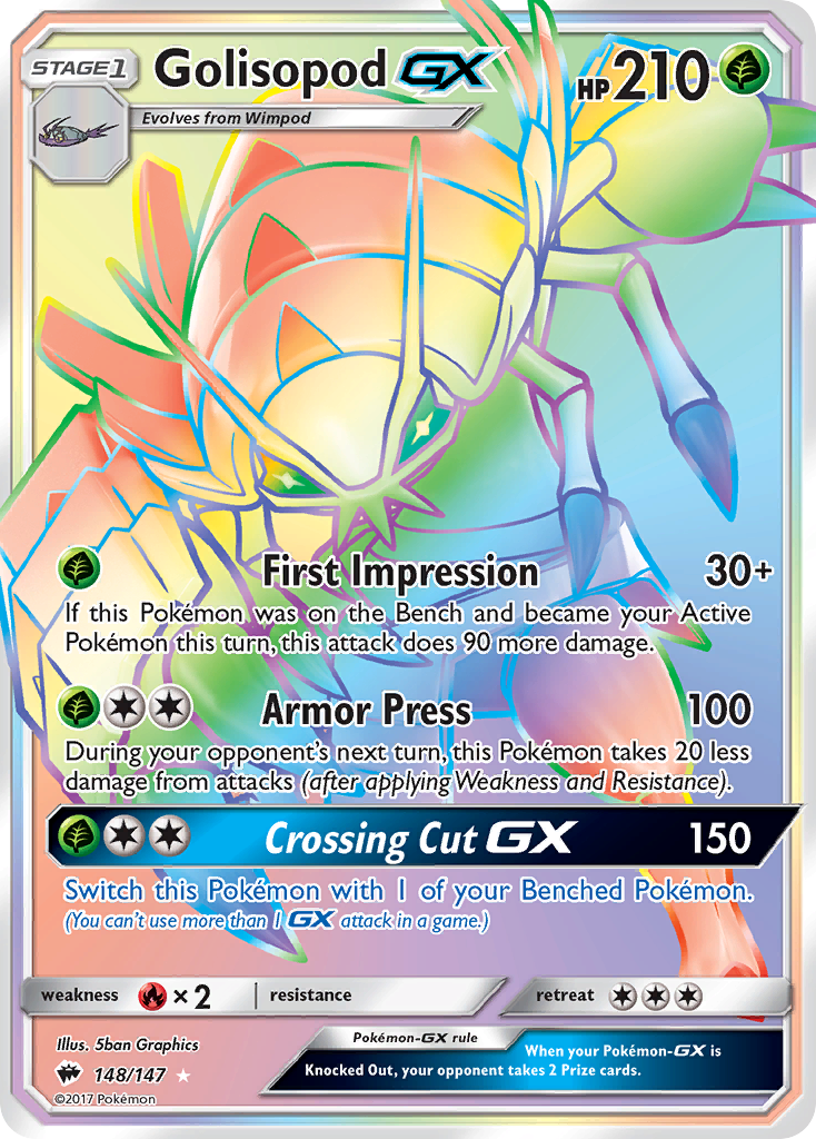 Golisopod GX (148/147) [Sun & Moon: Burning Shadows] | Exor Games Dartmouth