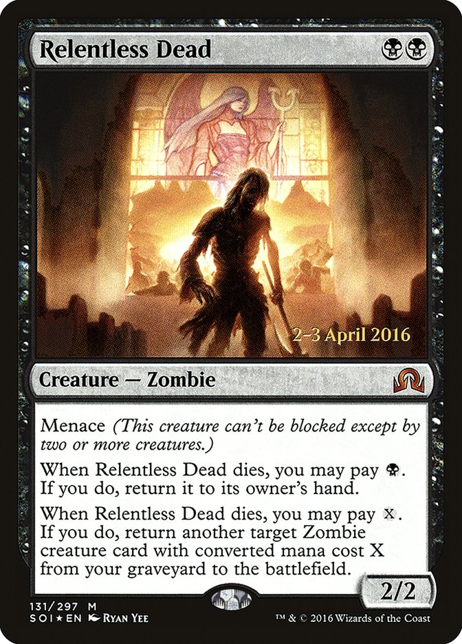 Relentless Dead [Shadows over Innistrad Prerelease Promos] | Exor Games Dartmouth