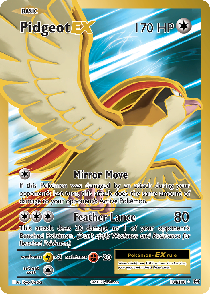 Pidgeot EX (104/108) [XY: Evolutions] | Exor Games Dartmouth