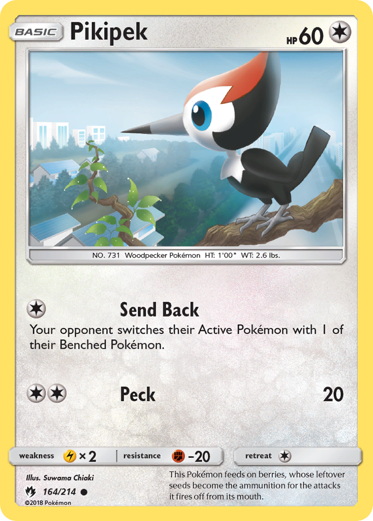 Pikipek (164/214) [Sun & Moon: Lost Thunder] | Exor Games Dartmouth