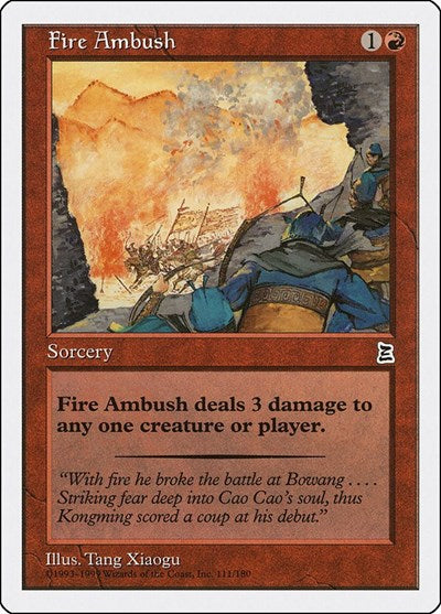 Fire Ambush [Portal Three Kingdoms] | Exor Games Dartmouth