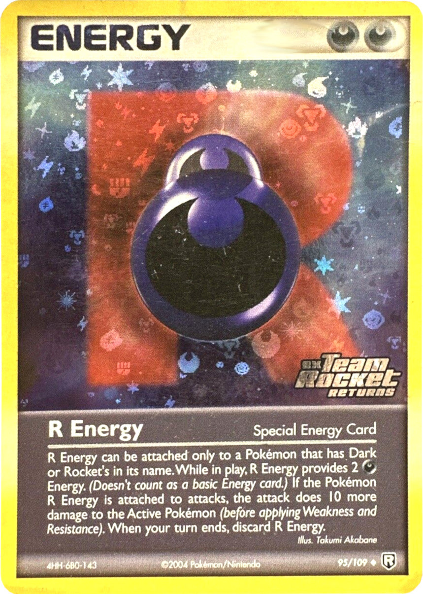 R Energy (95/109) (Stamped) [EX: Team Rocket Returns] | Exor Games Dartmouth