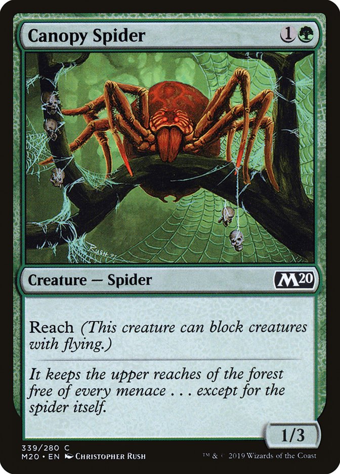 Canopy Spider [Core Set 2020] | Exor Games Dartmouth