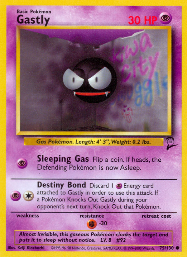 Gastly (75/130) [Base Set 2] | Exor Games Dartmouth