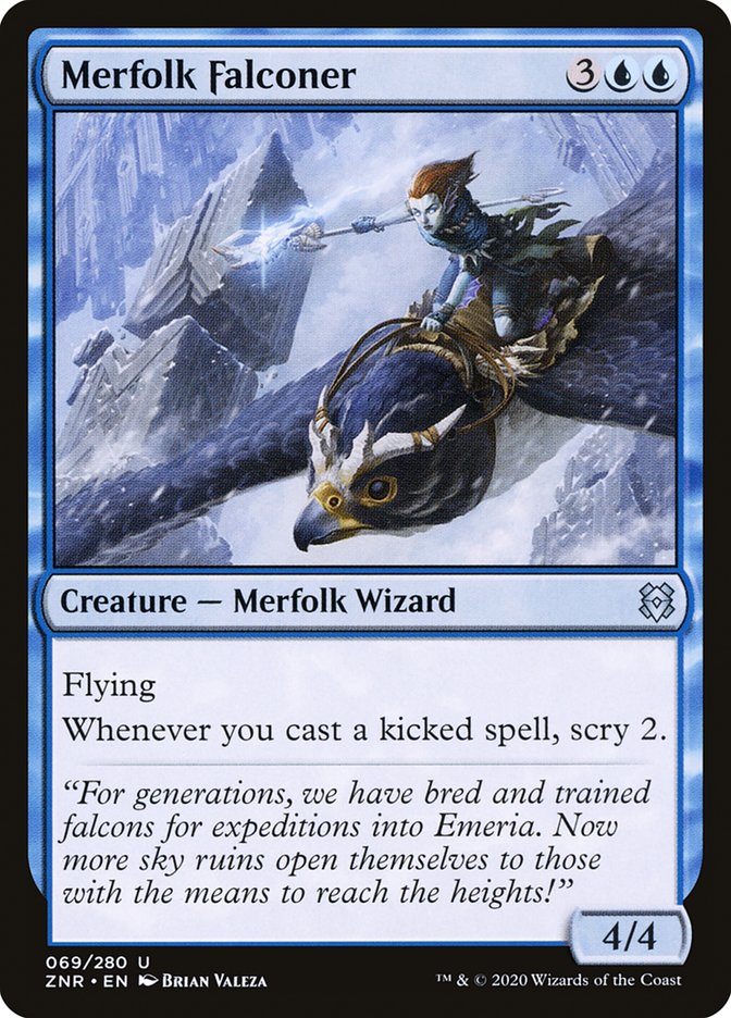 Merfolk Falconer [Zendikar Rising] | Exor Games Dartmouth