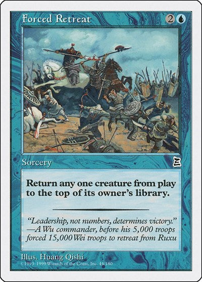 Forced Retreat [Portal Three Kingdoms] | Exor Games Dartmouth