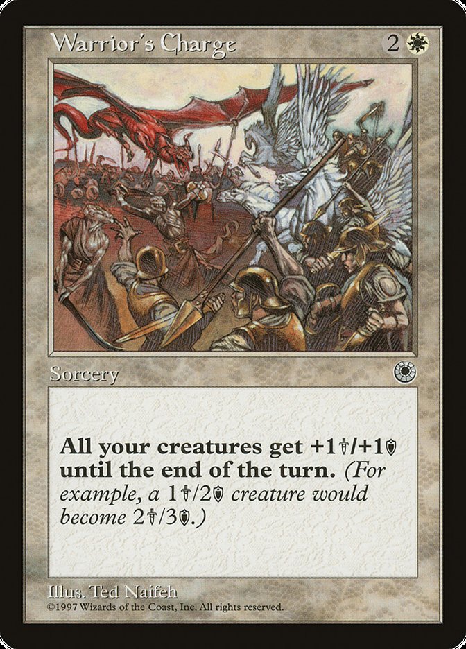 Warrior's Charge (No Flavor Text) [Portal] | Exor Games Dartmouth