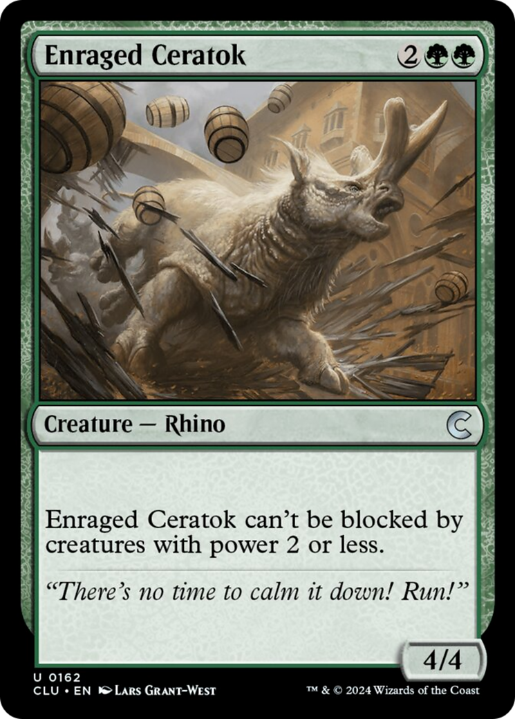 Enraged Ceratok [Ravnica: Clue Edition] | Exor Games Dartmouth