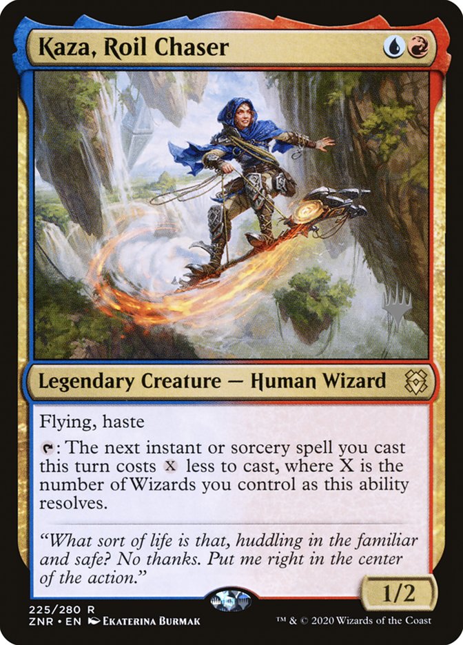 Kaza, Roil Chaser (Promo Pack) [Zendikar Rising Promos] | Exor Games Dartmouth