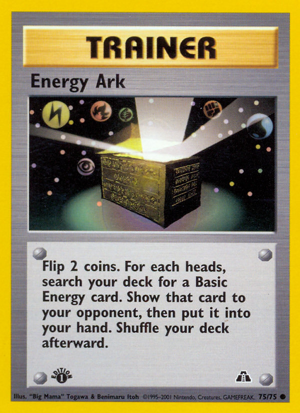 Energy Ark (75/75) [Neo Discovery 1st Edition] | Exor Games Dartmouth