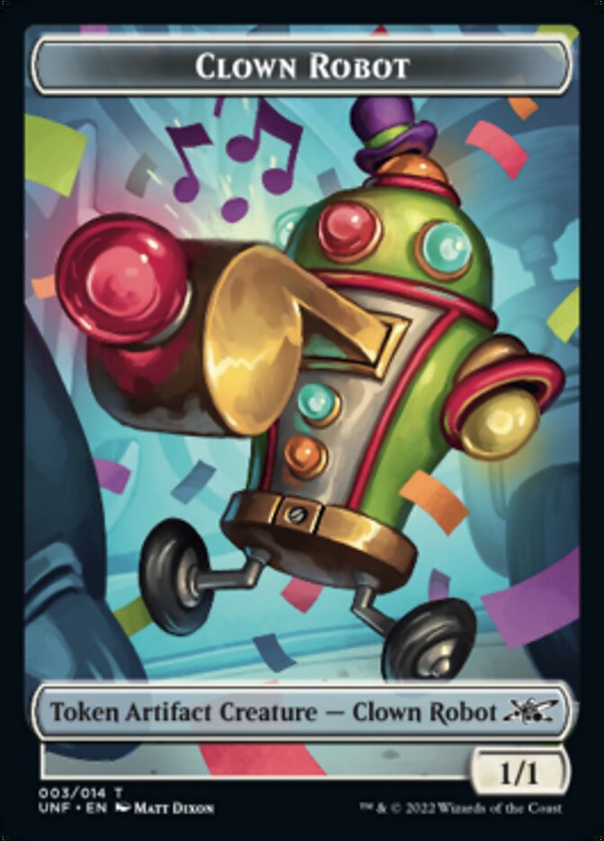 Clown Robot (003) Token [Unfinity Tokens] | Exor Games Dartmouth