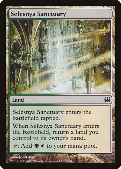 Selesnya Sanctuary [Duel Decks: Knights vs. Dragons] | Exor Games Dartmouth