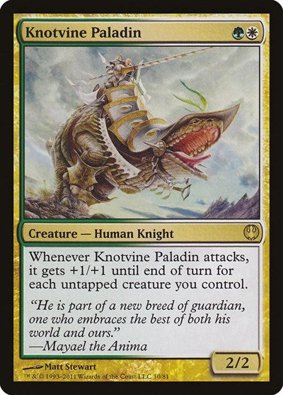 Knotvine Paladin [Duel Decks: Knights vs. Dragons] | Exor Games Dartmouth