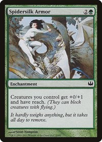 Spidersilk Armor [Duel Decks: Knights vs. Dragons] | Exor Games Dartmouth