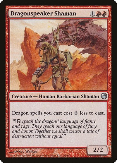 Dragonspeaker Shaman [Duel Decks: Knights vs. Dragons] | Exor Games Dartmouth