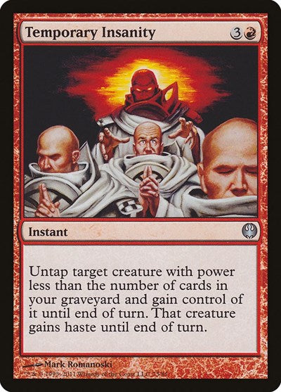 Temporary Insanity [Duel Decks: Knights vs. Dragons] | Exor Games Dartmouth