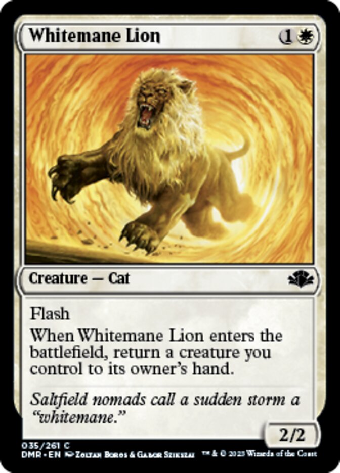 Whitemane Lion [Dominaria Remastered] | Exor Games Dartmouth