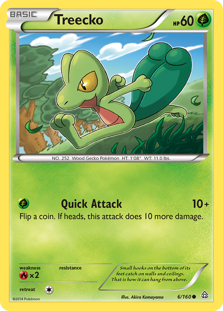 Treecko (6/160) [XY: Primal Clash] | Exor Games Dartmouth