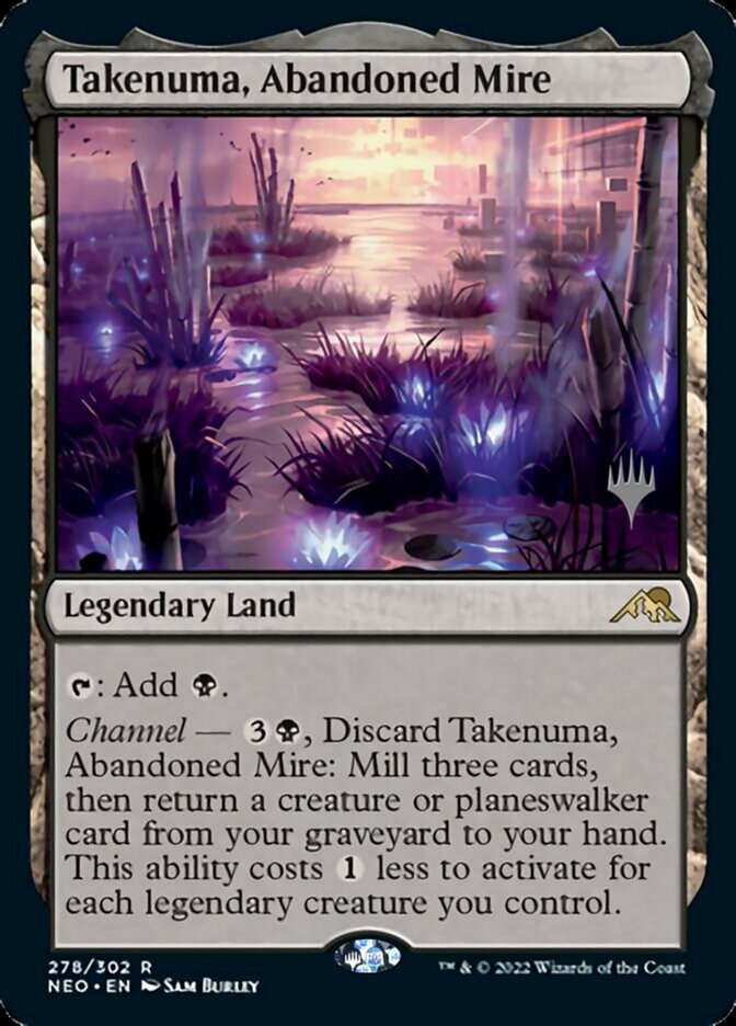 Takenuma, Abandoned Mire (Promo Pack) [Kamigawa: Neon Dynasty Promos] | Exor Games Dartmouth