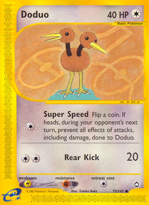 Doduo (73/147) [Aquapolis] | Exor Games Dartmouth