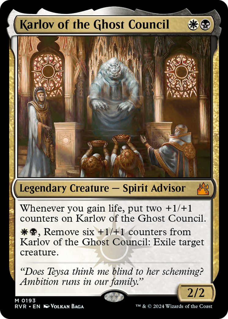 Karlov of the Ghost Council [Ravnica Remastered] | Exor Games Dartmouth