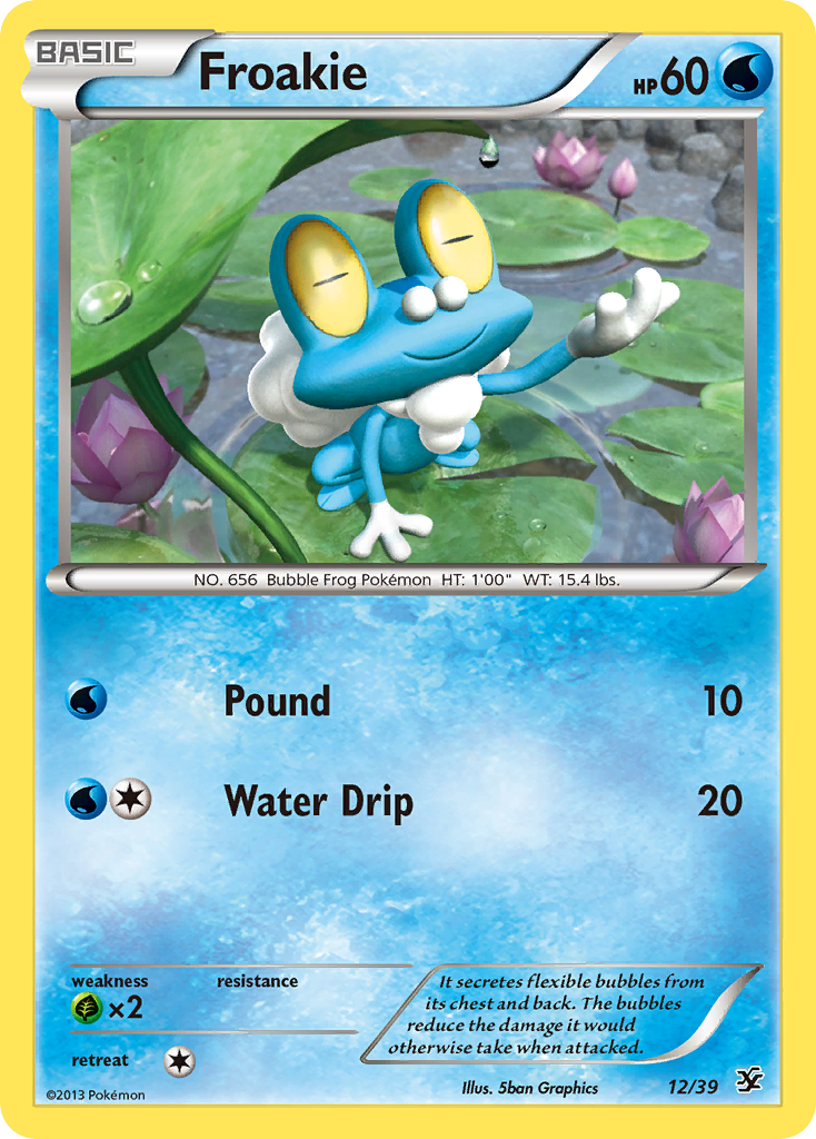 Froakie (12/39) [XY: Kalos Starter Set] | Exor Games Dartmouth
