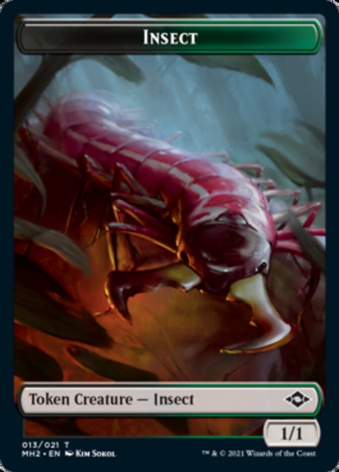 Insect Token [Modern Horizons 2 Tokens] | Exor Games Dartmouth