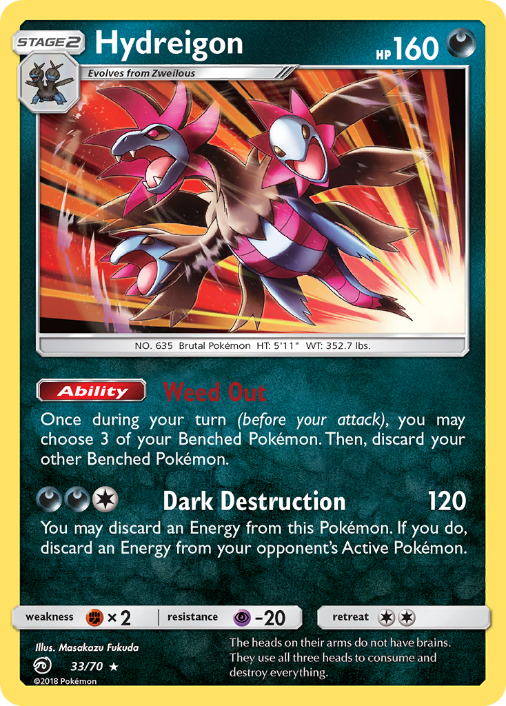 Hydreigon (33/70) [Sun & Moon: Dragon Majesty] | Exor Games Dartmouth