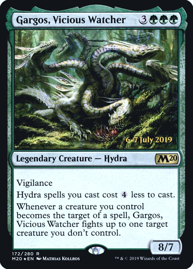 Gargos, Vicious Watcher  [Core Set 2020 Prerelease Promos] | Exor Games Dartmouth