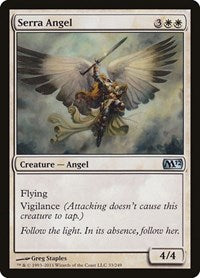 Serra Angel [Magic 2012] | Exor Games Dartmouth