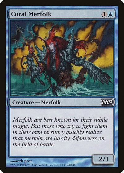 Coral Merfolk [Magic 2012] | Exor Games Dartmouth