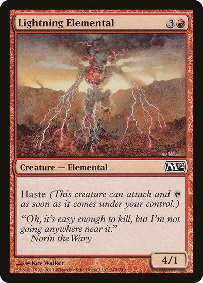 Lightning Elemental [Magic 2012] | Exor Games Dartmouth