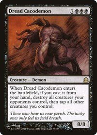 Dread Cacodemon [Commander 2011] | Exor Games Dartmouth