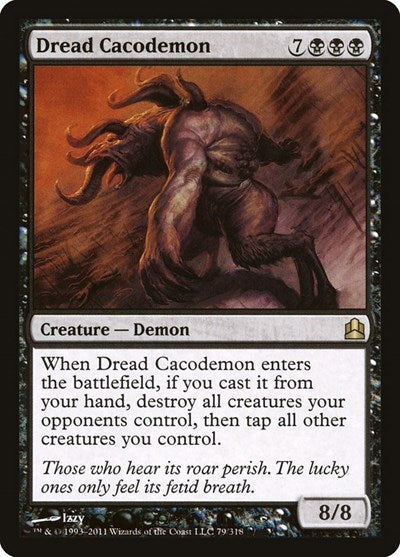 Dread Cacodemon [Commander 2011] | Exor Games Dartmouth