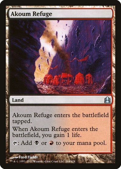 Akoum Refuge [Commander 2011] | Exor Games Dartmouth