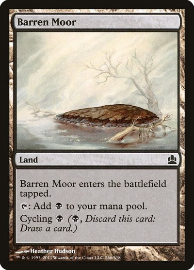 Barren Moor [Commander 2011] | Exor Games Dartmouth