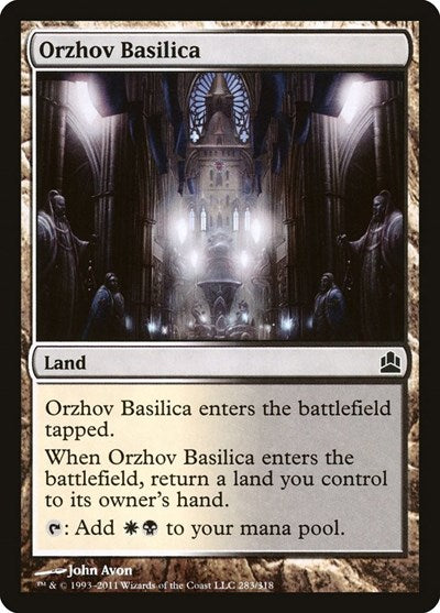 Orzhov Basilica [Commander 2011] | Exor Games Dartmouth