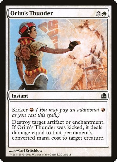 Orim's Thunder [Commander 2011] | Exor Games Dartmouth