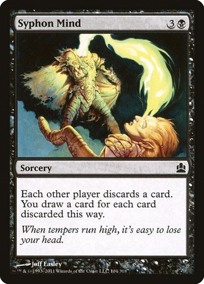 Syphon Mind [Commander 2011] | Exor Games Dartmouth
