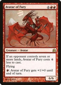 Avatar of Fury [Commander 2011] | Exor Games Dartmouth