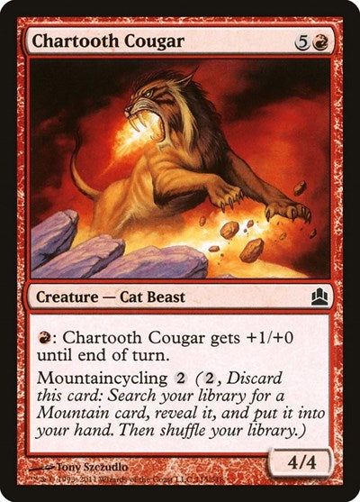 Chartooth Cougar [Commander 2011] | Exor Games Dartmouth