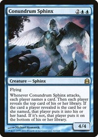 Conundrum Sphinx [Commander 2011] | Exor Games Dartmouth
