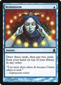 Brainstorm [Commander 2011] | Exor Games Dartmouth