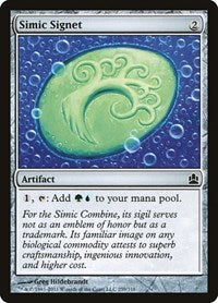 Simic Signet [Commander 2011] | Exor Games Dartmouth