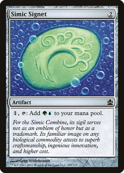 Simic Signet [Commander 2011] | Exor Games Dartmouth