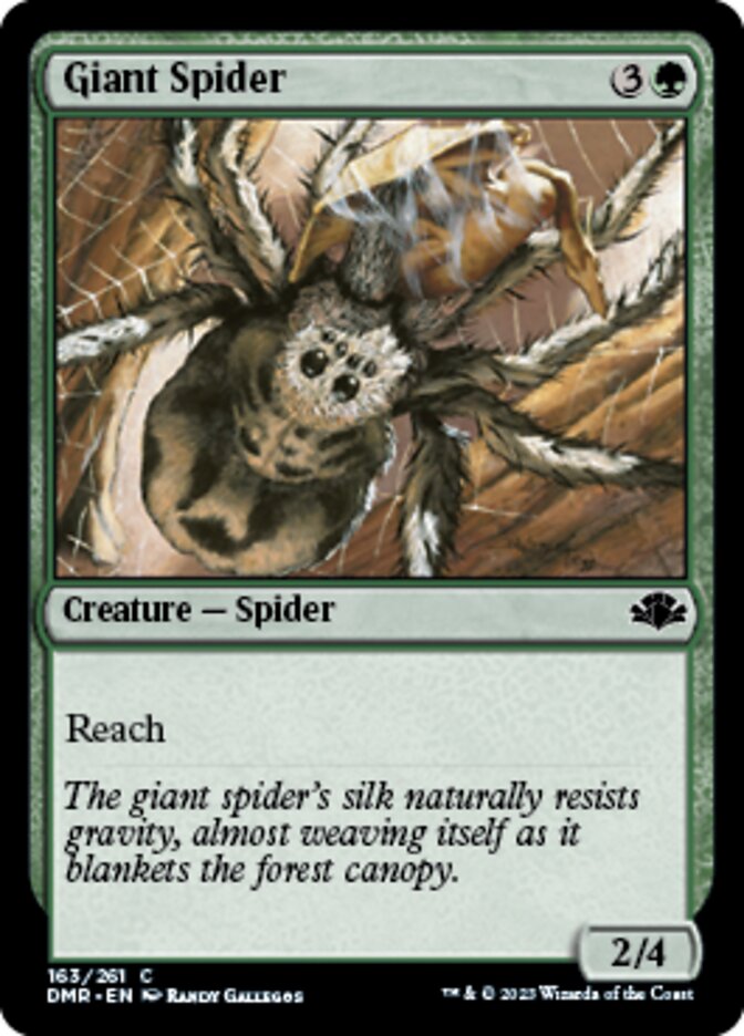 Giant Spider [Dominaria Remastered] | Exor Games Dartmouth