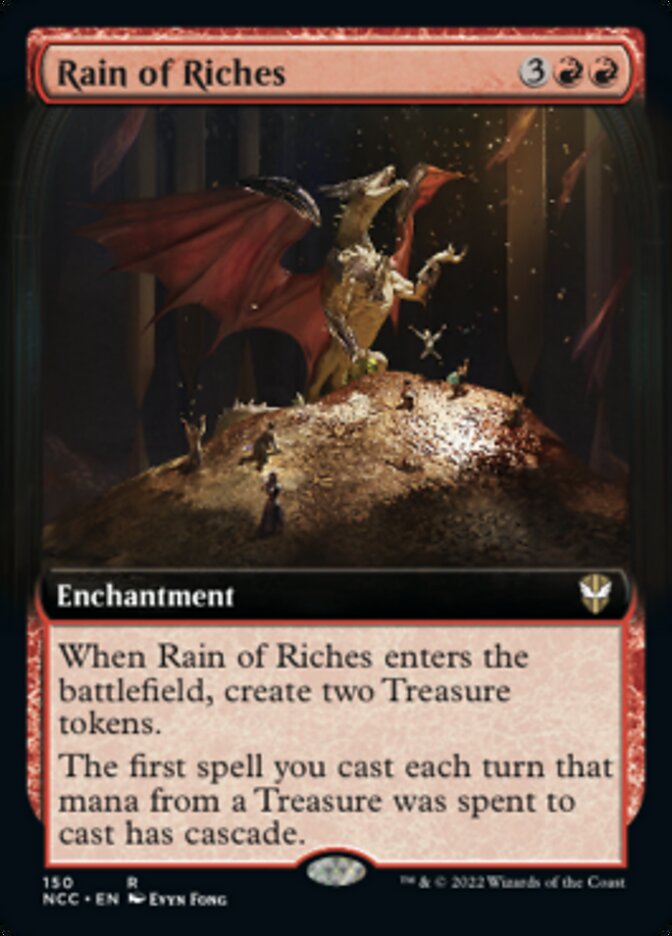 Rain of Riches (Extended Art) [Streets of New Capenna Commander] | Exor Games Dartmouth