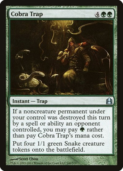 Cobra Trap [Commander 2011] | Exor Games Dartmouth