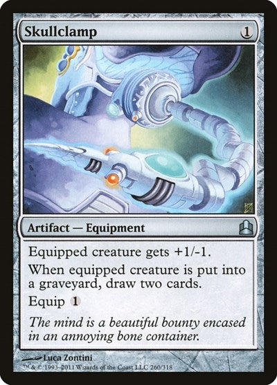 Skullclamp [Commander 2011] | Exor Games Dartmouth