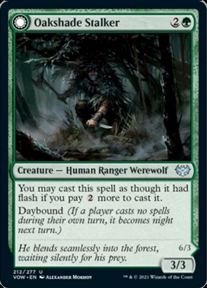 Oakshade Stalker // Moonlit Ambusher [Innistrad: Crimson Vow] | Exor Games Dartmouth